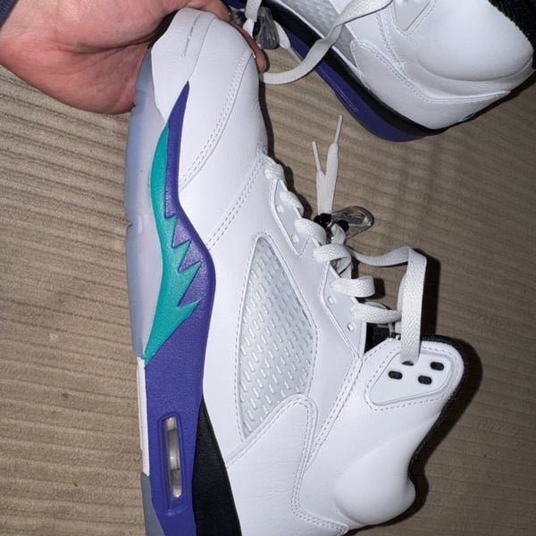 DS NIKE AIR JORDAN 5 V GRAPE 2013 FRESH PRINCE sz 9.5 iv xi xiii iii presto max