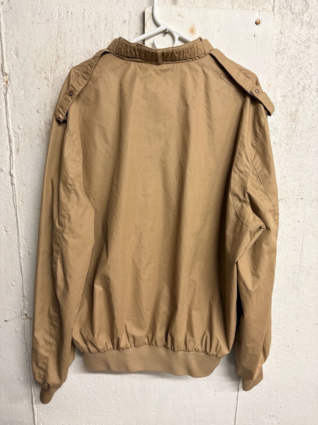 Vintage Members Only by Europe Craft Khaki Racer Bomber Jacket XLT 7