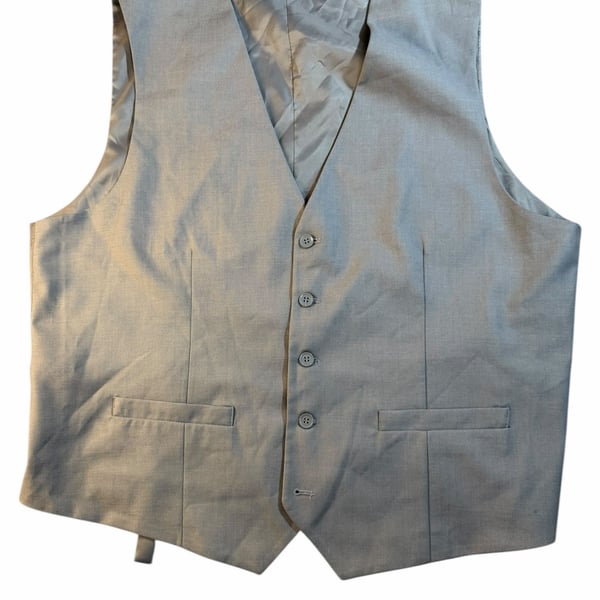 New Braveman Men's Model M300 Gray Suit Separates Dress Vest - Size 46R