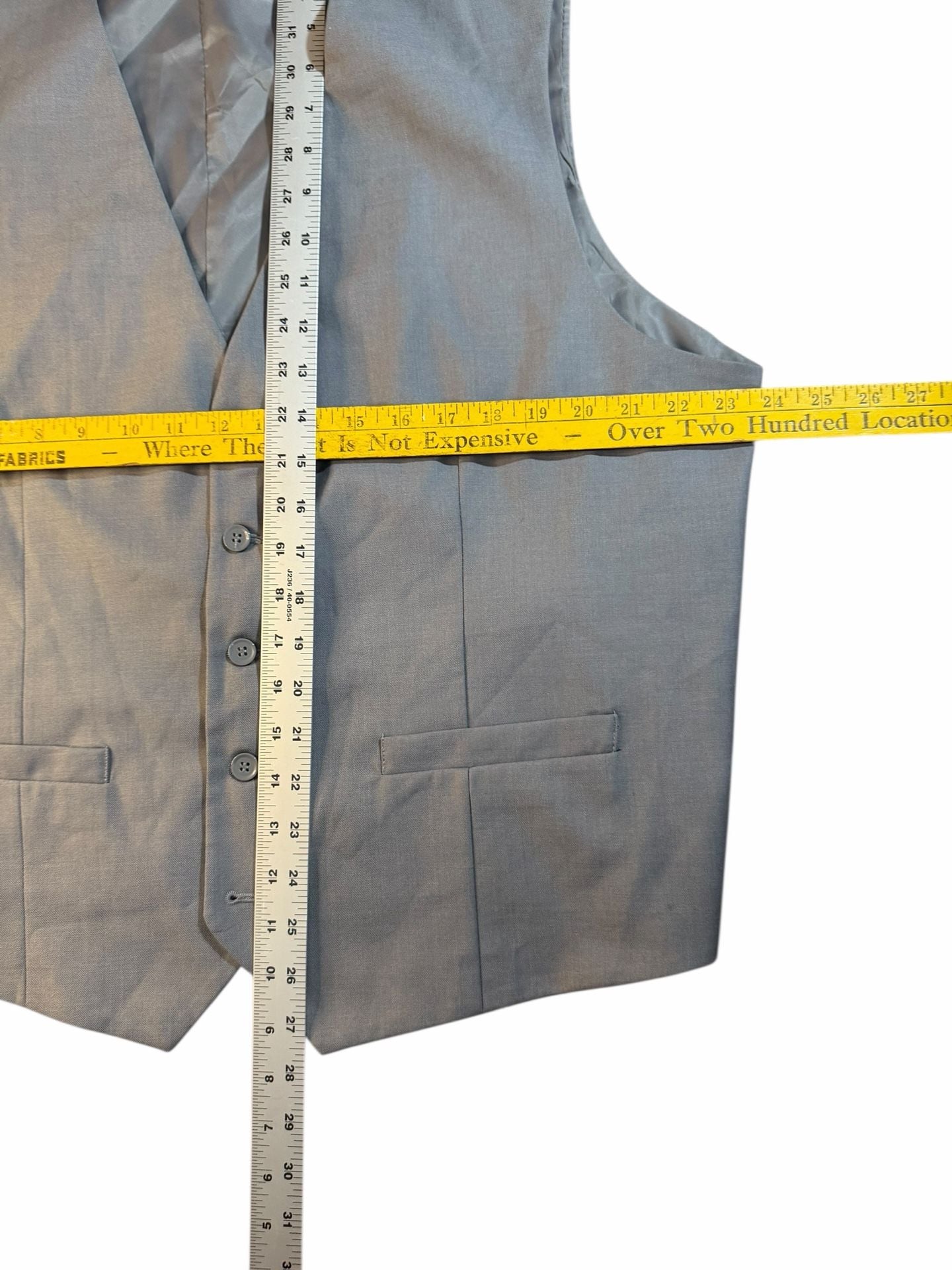New Braveman Men's Model M300 Gray Suit Separates Dress Vest - Size 46R 5