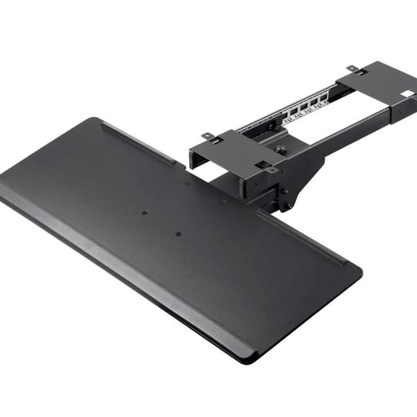 Workstream by Monoprice Adjustable Ergonomic Keyboard Tray With Full Size Platform