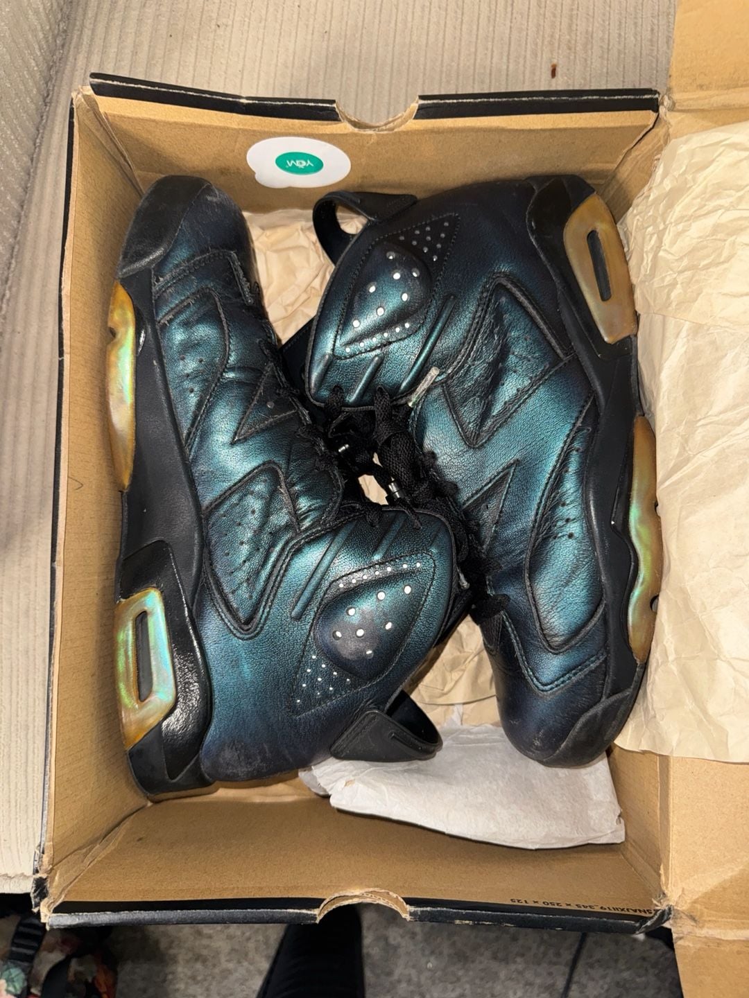 Size 10- Jordan 6 Retro All Star - Chameleon 2017 887224432752 2
