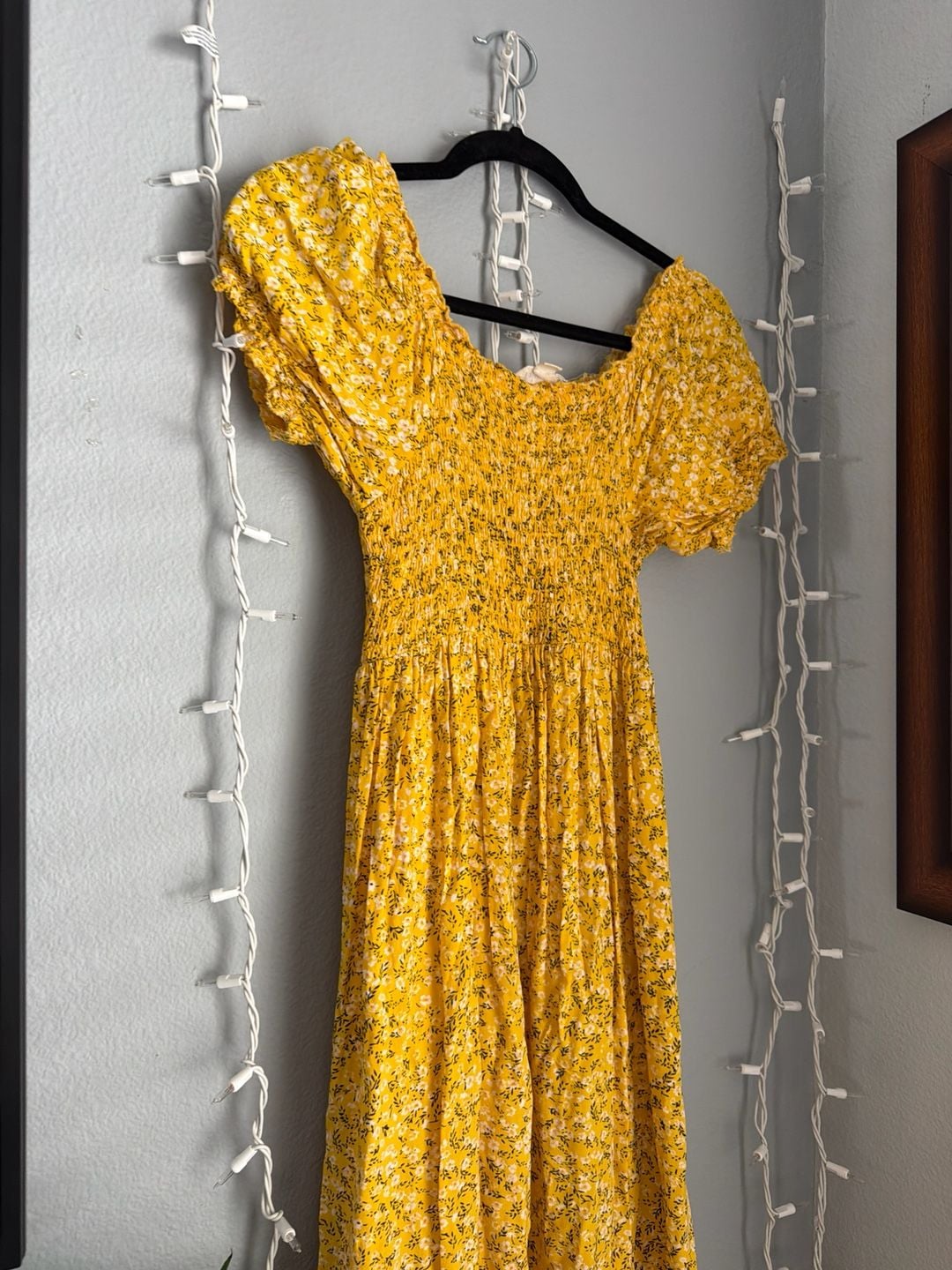 Smocked Midi Dress 4