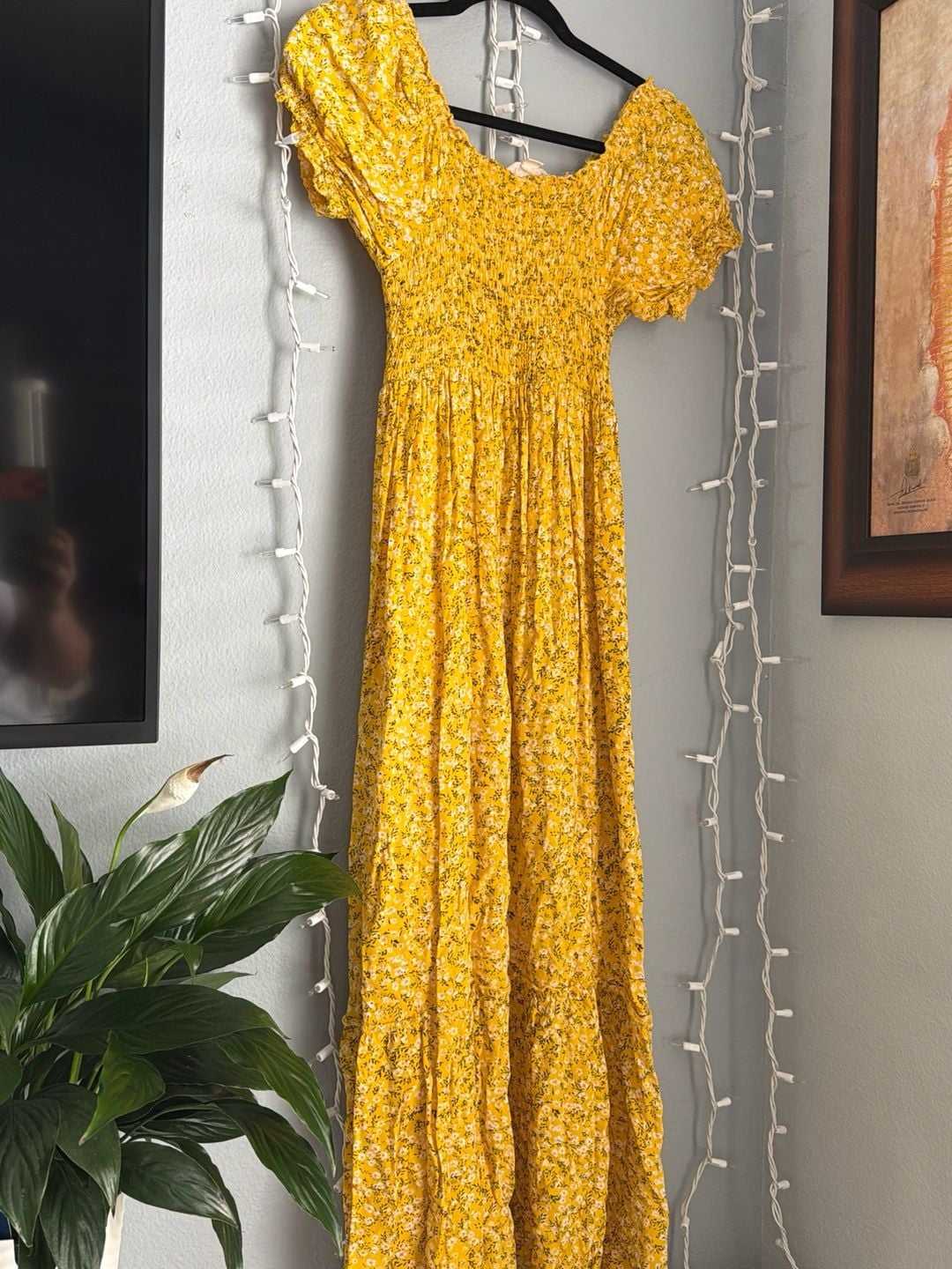 Smocked Midi Dress 6