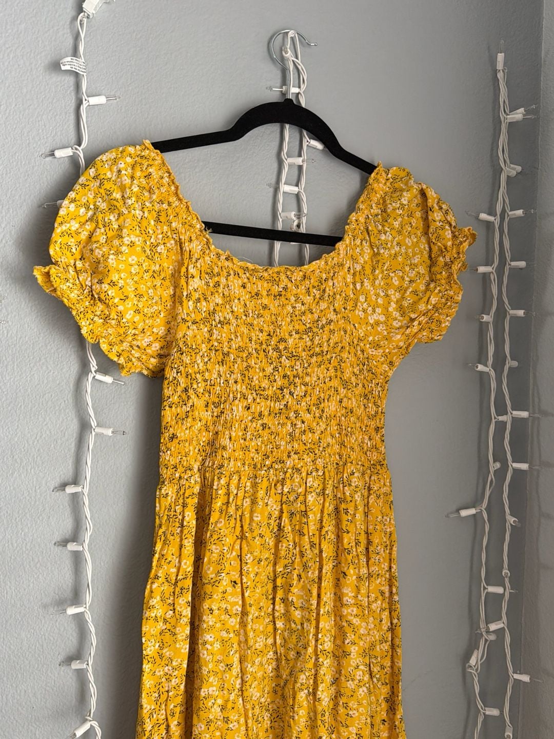 Smocked Midi Dress 9