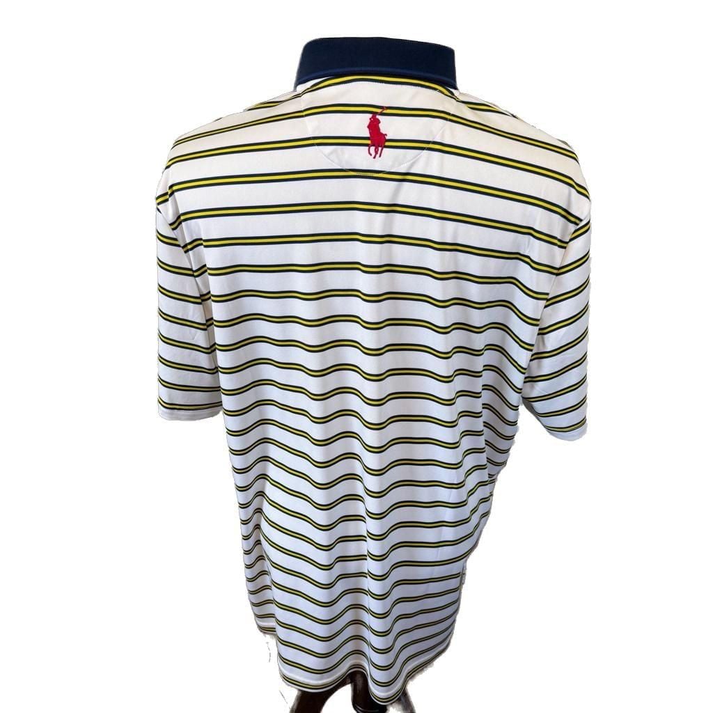 Polo Ralph Lauren 2020 U.S. Open Winged Foot Striped Performance Golf Polo Shirt XL 3