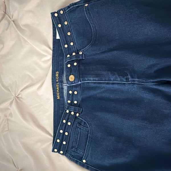 Michael Kors Overdyed Indigo Denim Sz8