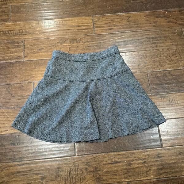 Banana Republic Textured Tweed A-Line Skater Mini Skirt size 2