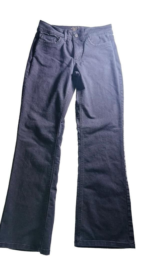 Riders by Lee Women’s Black Wash Straight Leg Jeans Size 10M 2