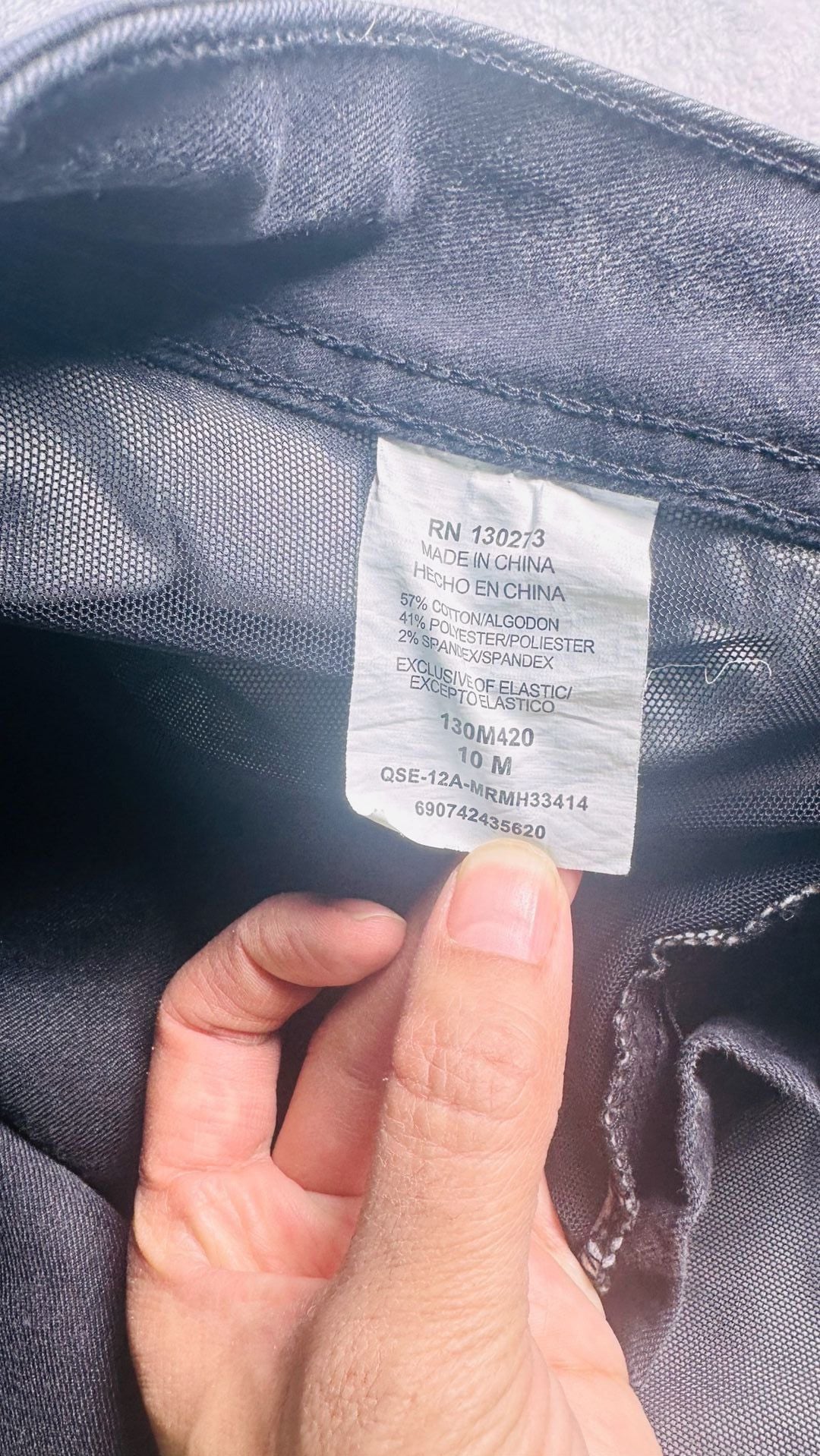 Riders by Lee Women’s Black Wash Straight Leg Jeans Size 10M 4