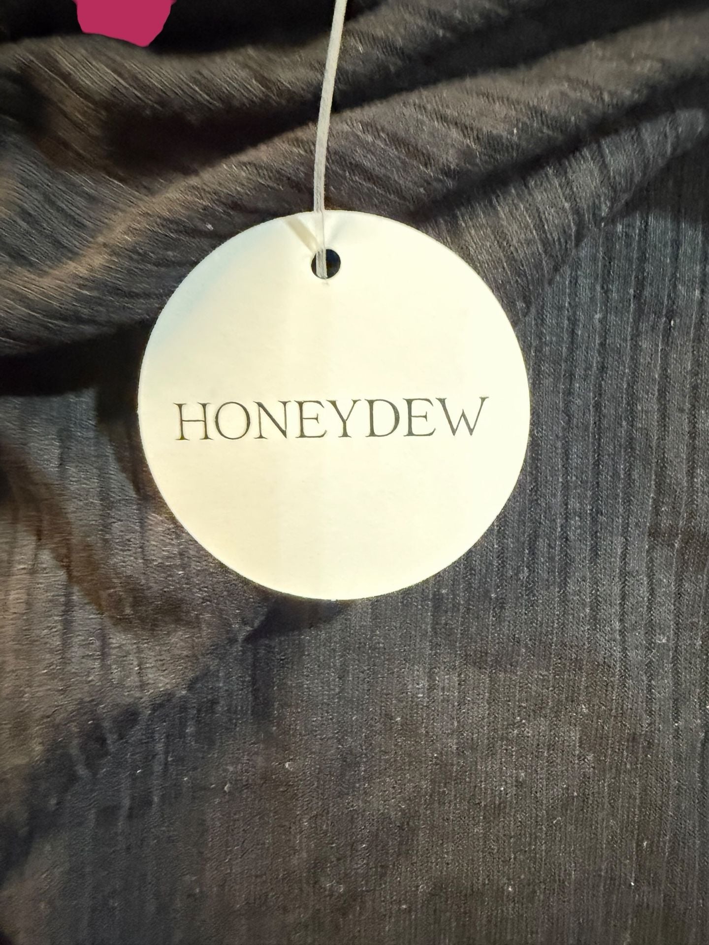 Honeydew Revival Rib Knit Tank Shortie Set Pants Black XL 5
