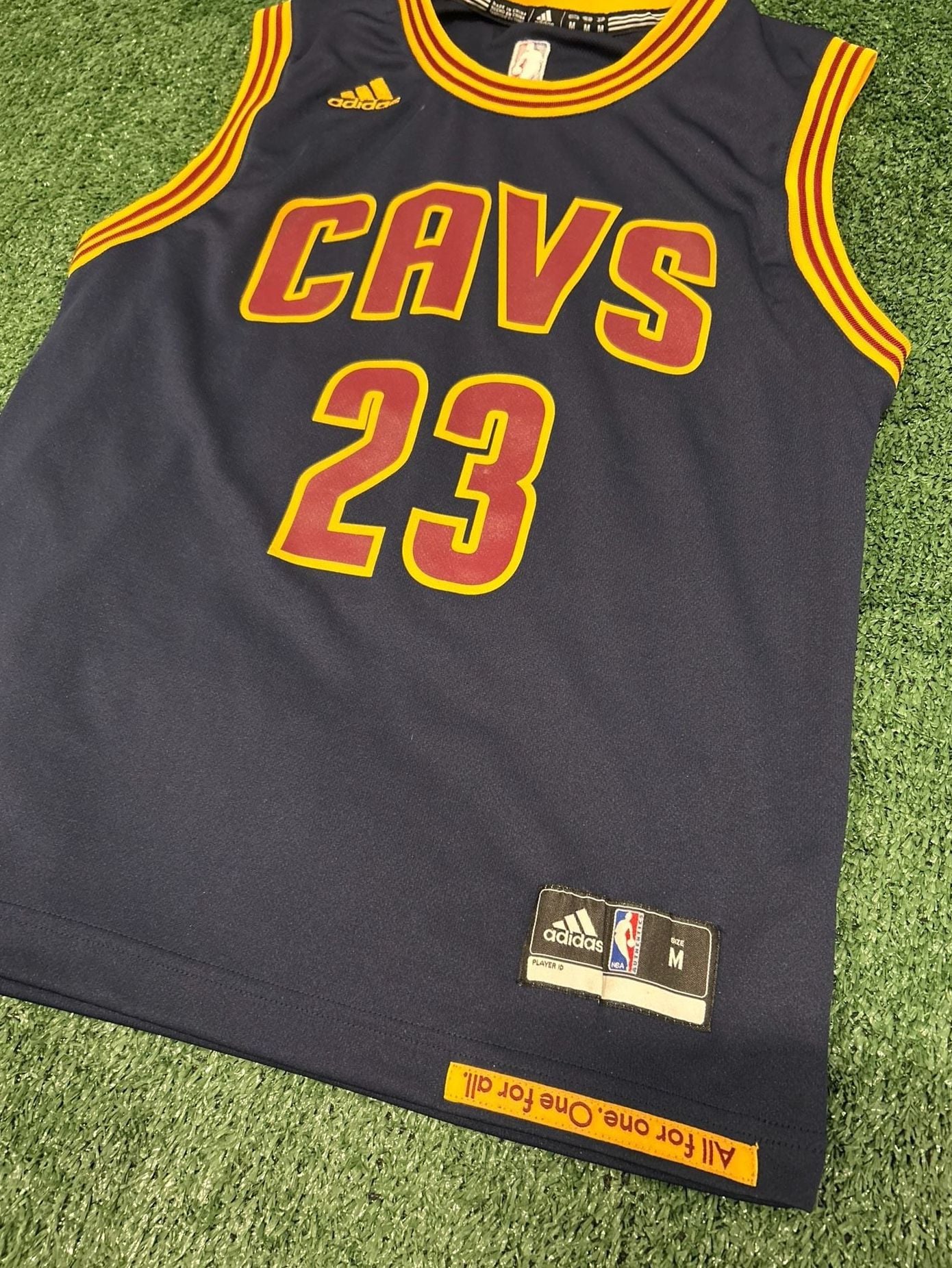 Youths Adidas Cleveland Cavaliers #23 Lebron James Blue Jersey Size M 3