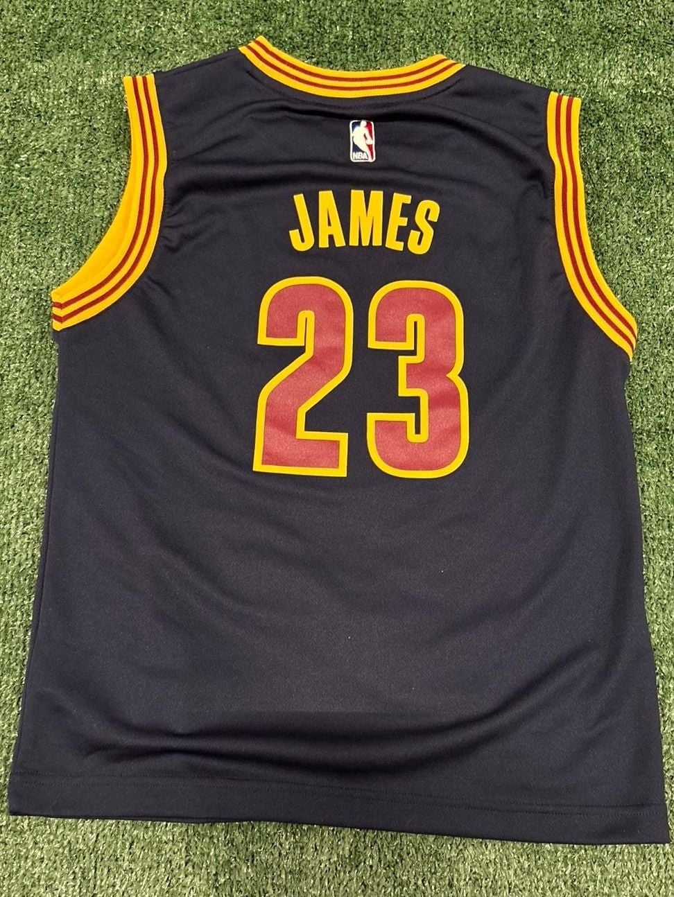 Youths Adidas Cleveland Cavaliers #23 Lebron James Blue Jersey Size M 5