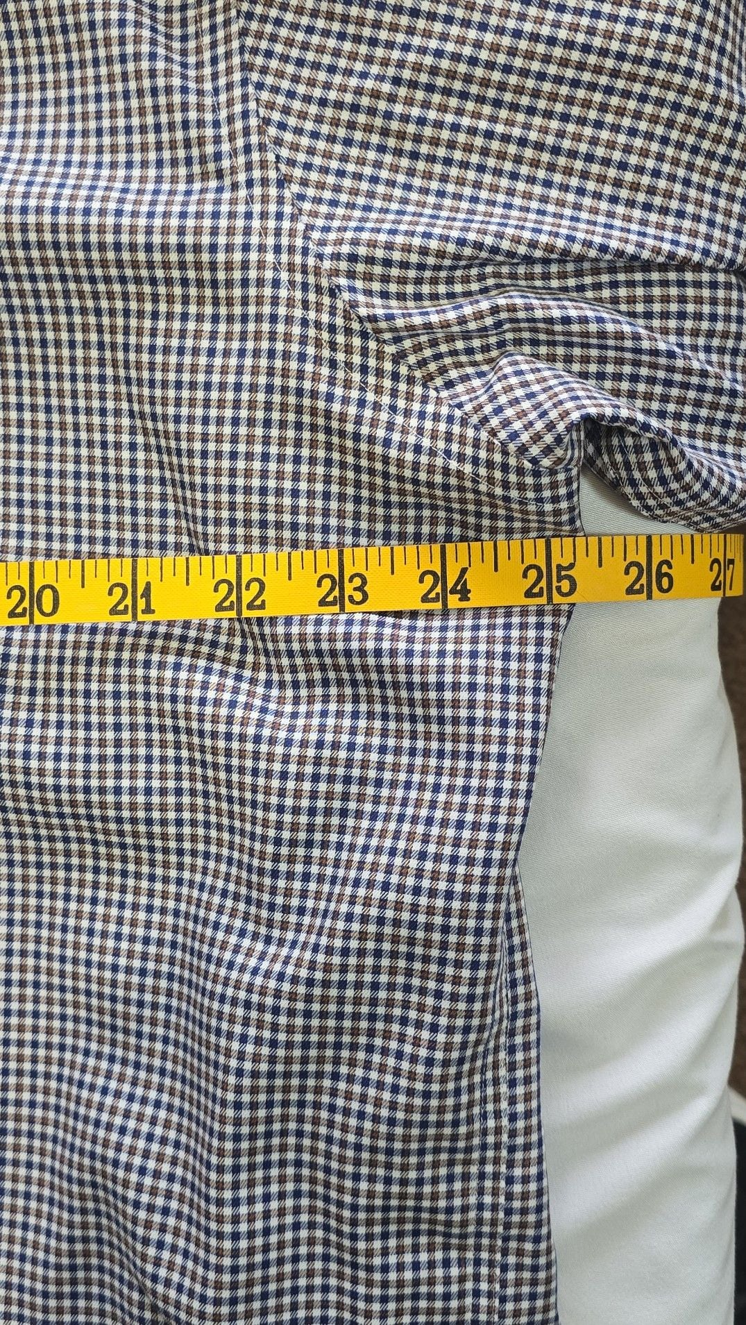 Lorenzo Uomo The Perfect White Shirt Trim Fit Gingham Check Dress Shirt 17.5 36-37 4