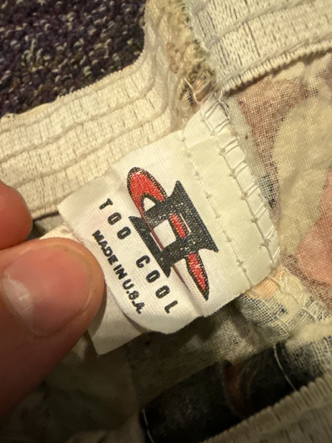 Vintage 1994 Looney Tunes Checkered Character All-Over Print Boxer Shorts - Made in USA - Size L 4