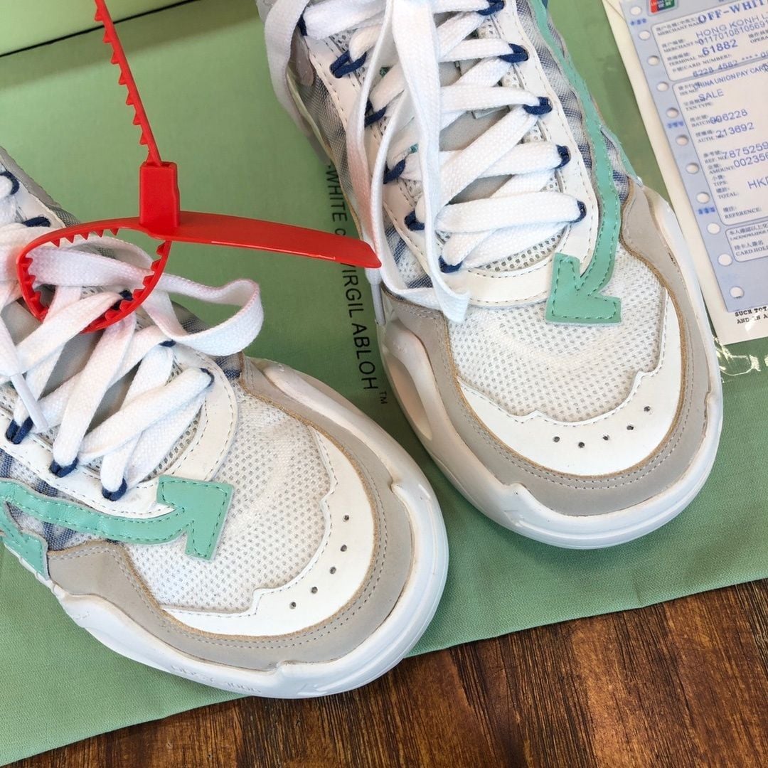 Off-White ODSY-1000 'White Pale Blue' Sneakers 7