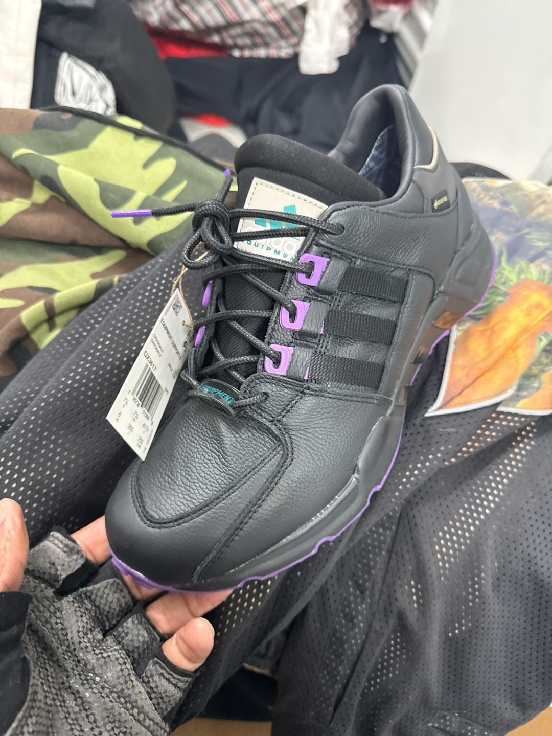 adidas EQT Support 93 GTX GORE-TEX Black Purple GX3617 2