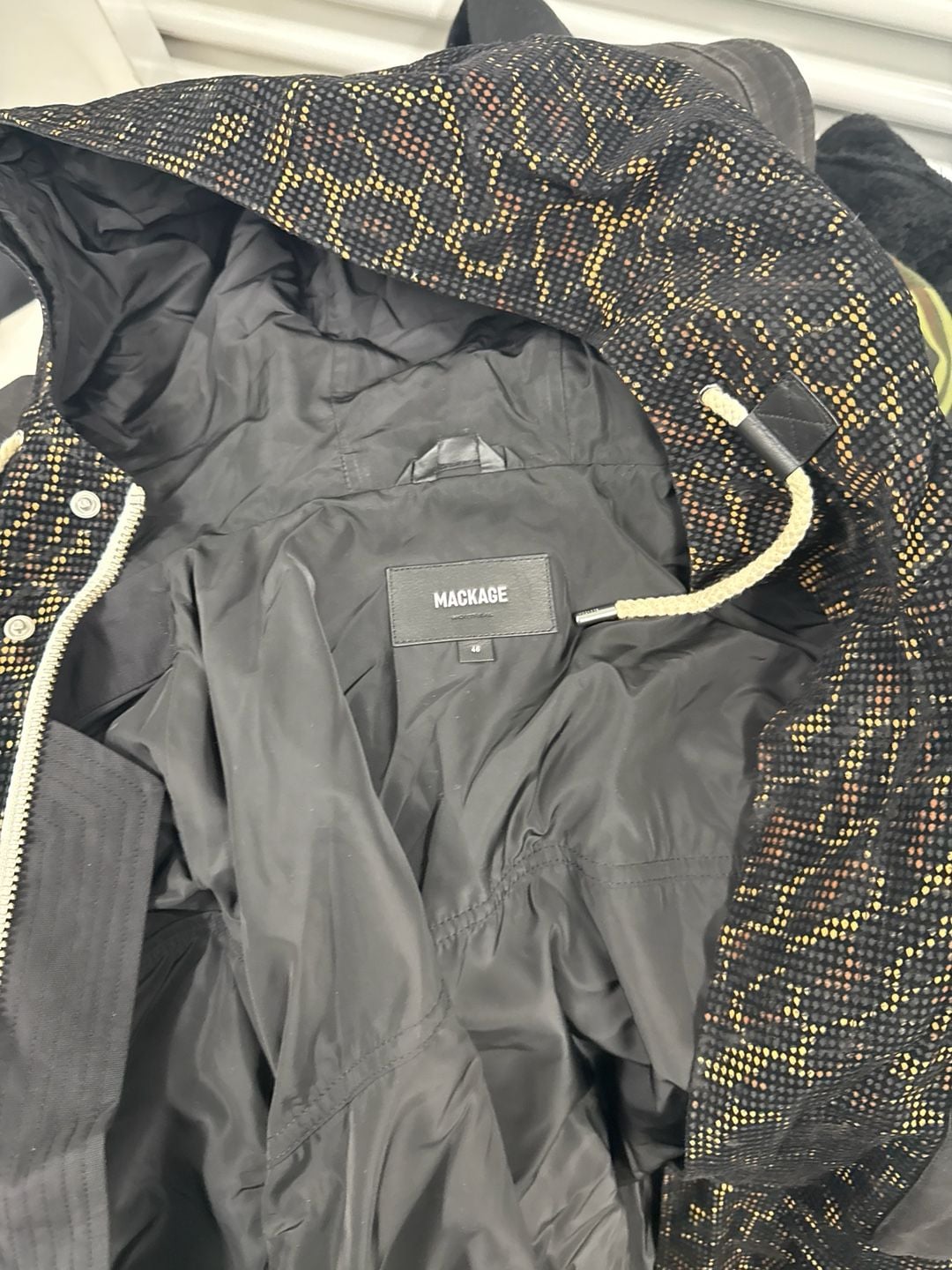 Mackage Leopard Warren Jacket L (42-44) New 1