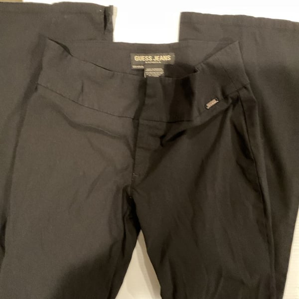 Guess Jeans Women's Black Stretch Bootcut Dress Pants