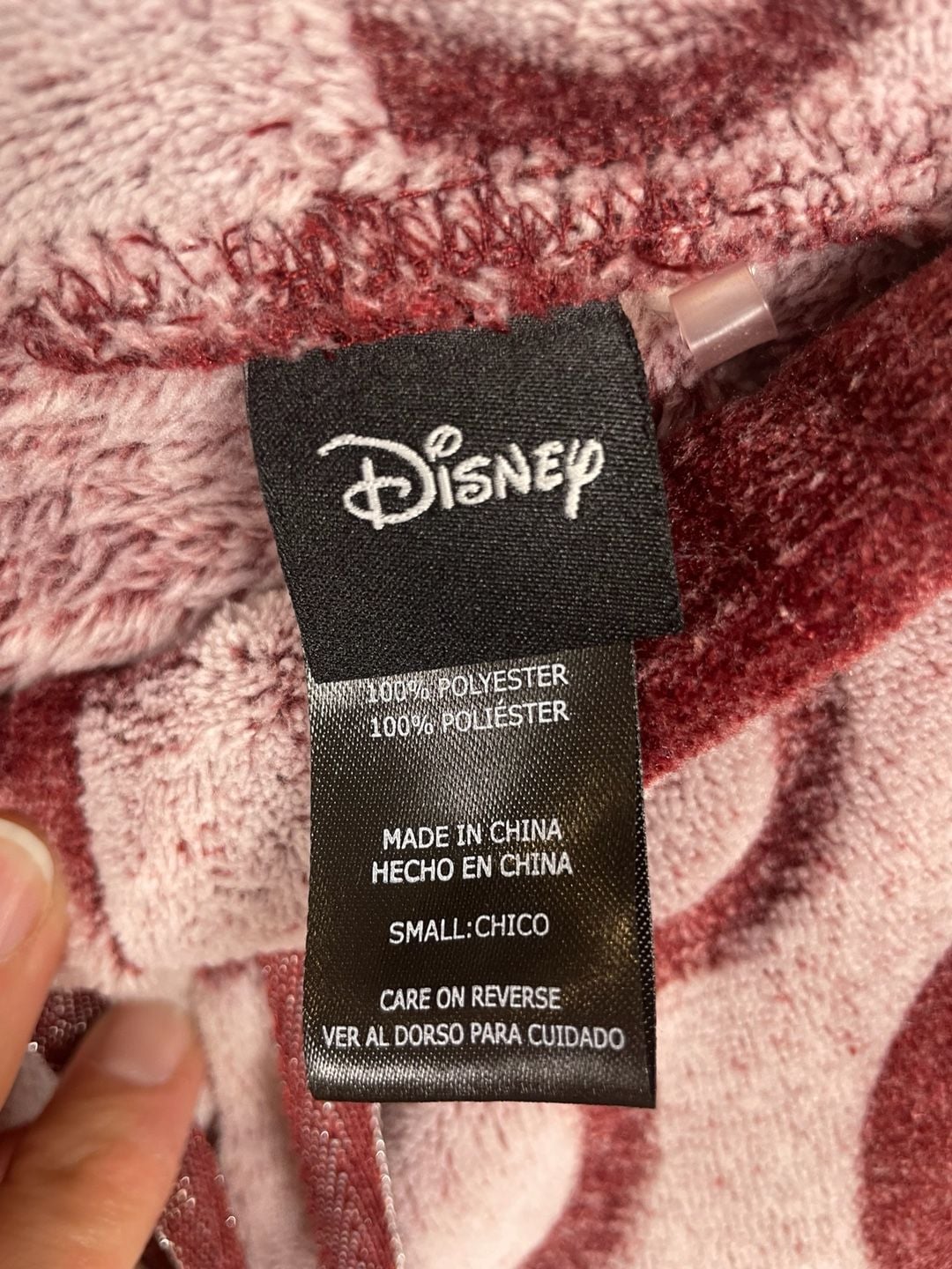 Disney Women's Mickey Mouse 2-Piece Super Soft Fleece Jogger Lounge Set Red Small 3