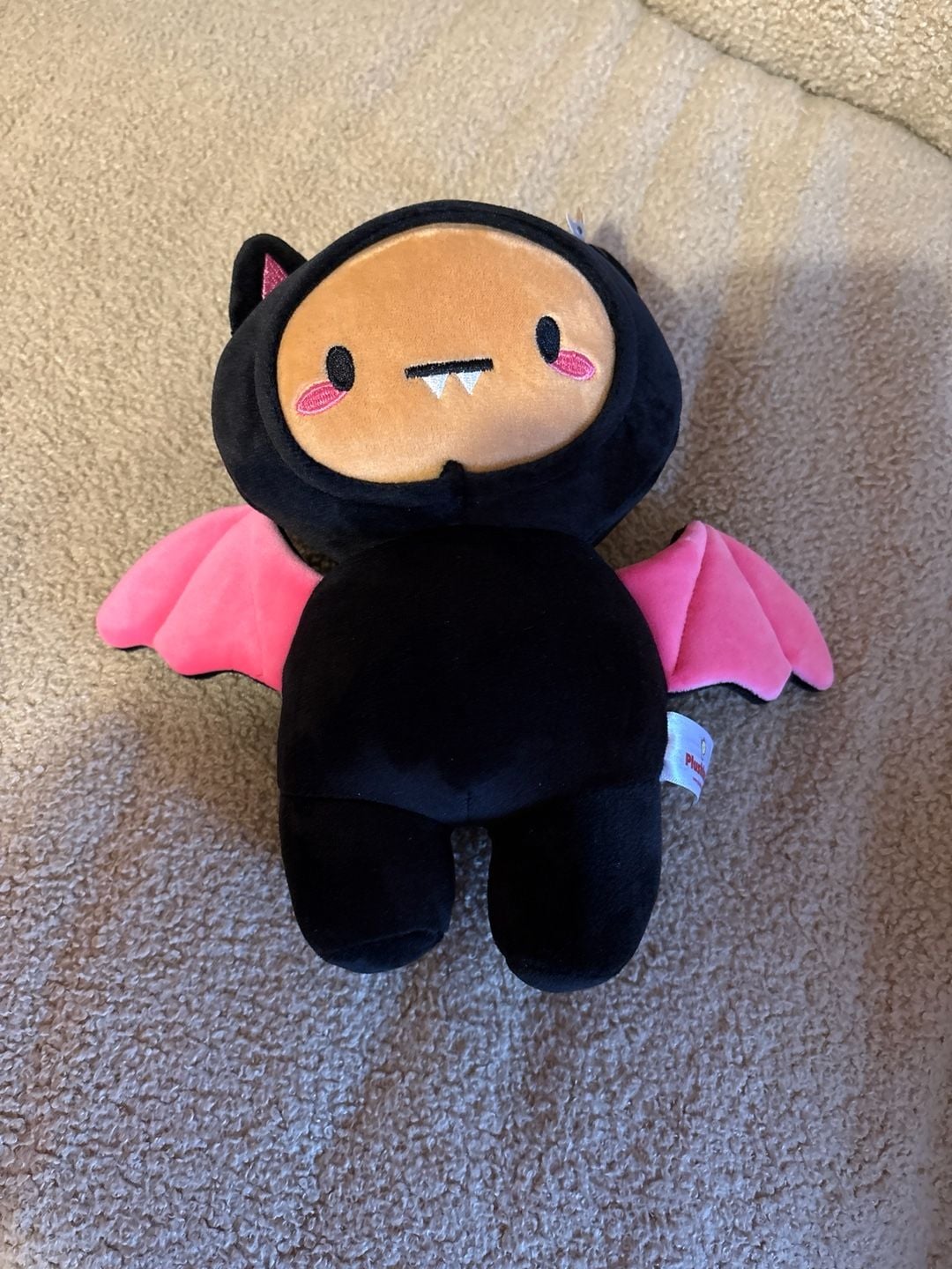 Plushland 10" Batty Buddy Halloween Bat Plush Toy with Pink Wings 1