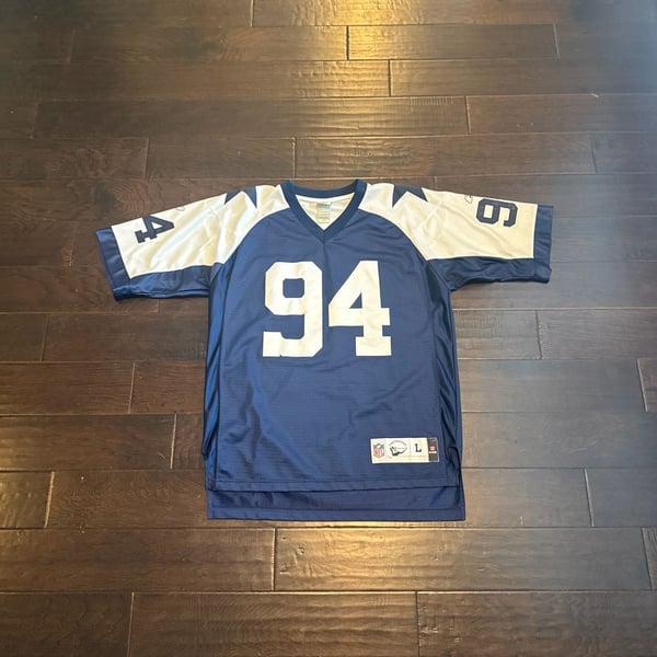 Vintage Reebok Dallas Cowboys DeMarcus Ware #94 NFL Throwback Jersey Large