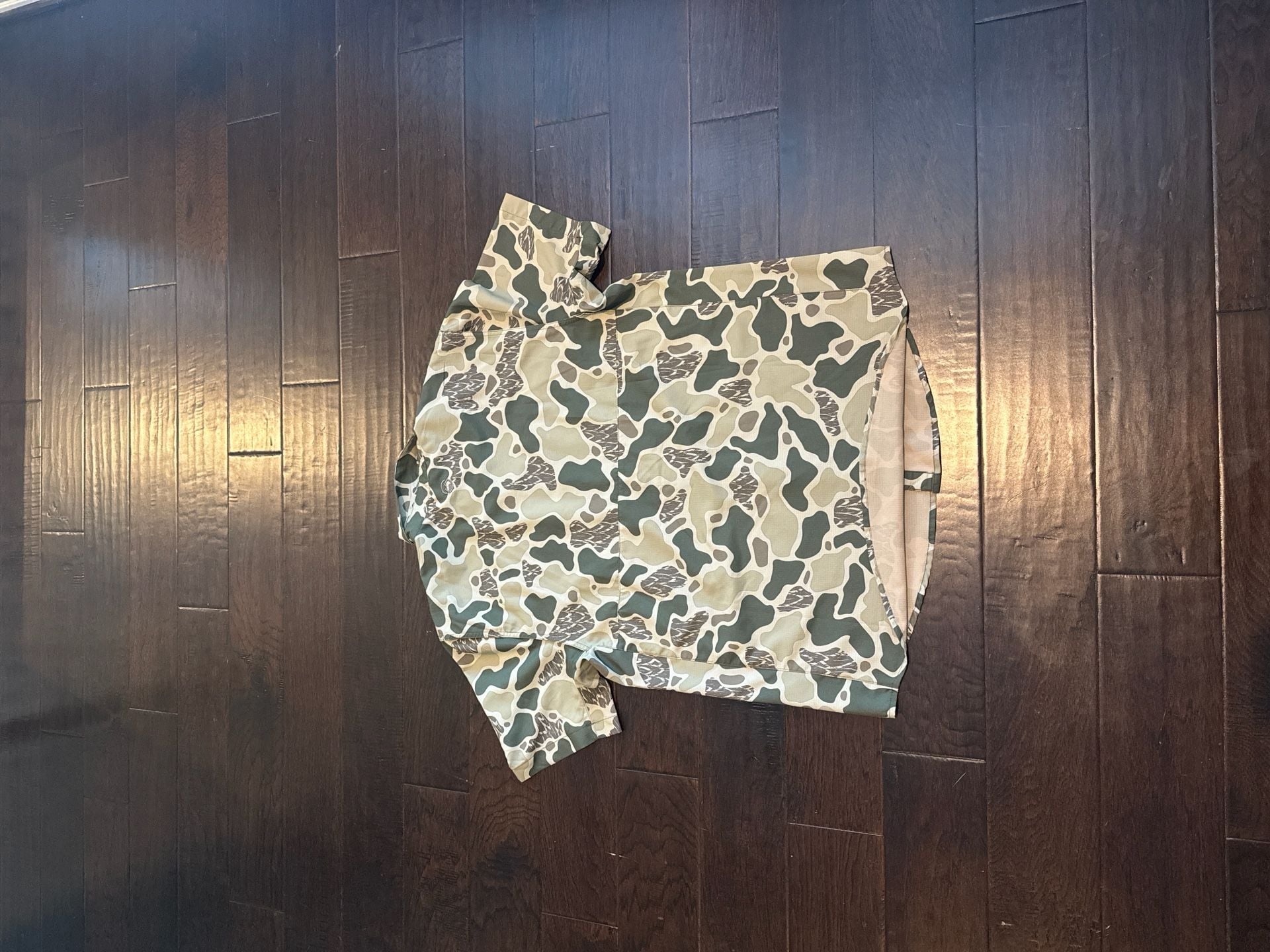 Magellan Outdoors Hunt Gear Men's Short Sleeve Camo Ripstop Fishing Shirt 3