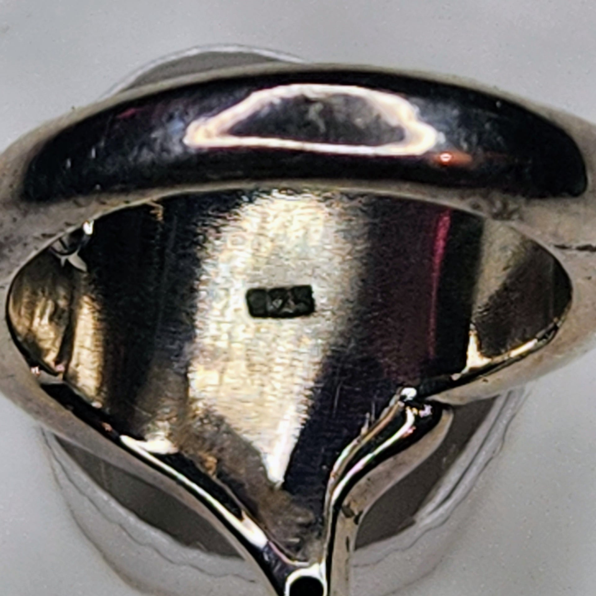 Vintage 925 Sterling Silver Dolphin Porpoise Bypass Ring Sz 7 5