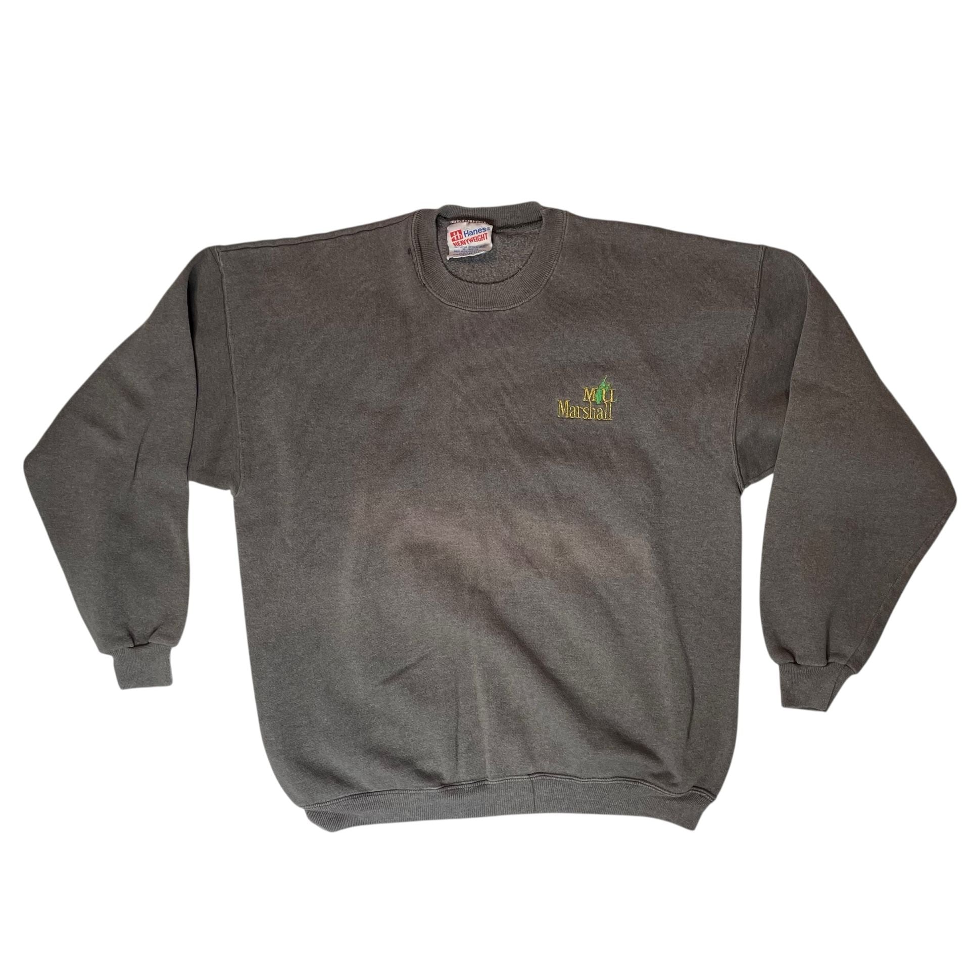Vintage Marshall University Crewneck Sweatshirt Mens Large Hanes USA 2