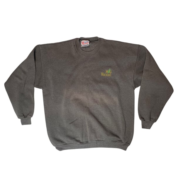 Vintage Marshall University Crewneck Sweatshirt Mens Large Hanes USA