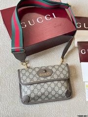 Gucci Neo Vintage GG Supreme Messenger Bag with Web Strap 7