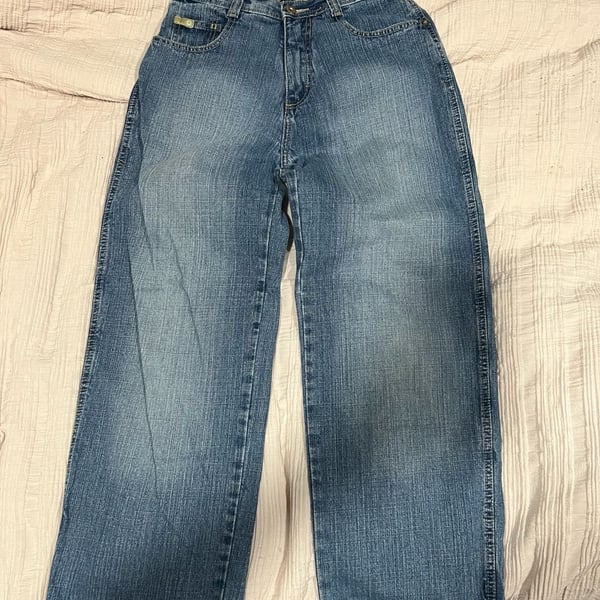 Vintage SouthPole Y2K Baggy Wide Leg Skate Jeans RN82628