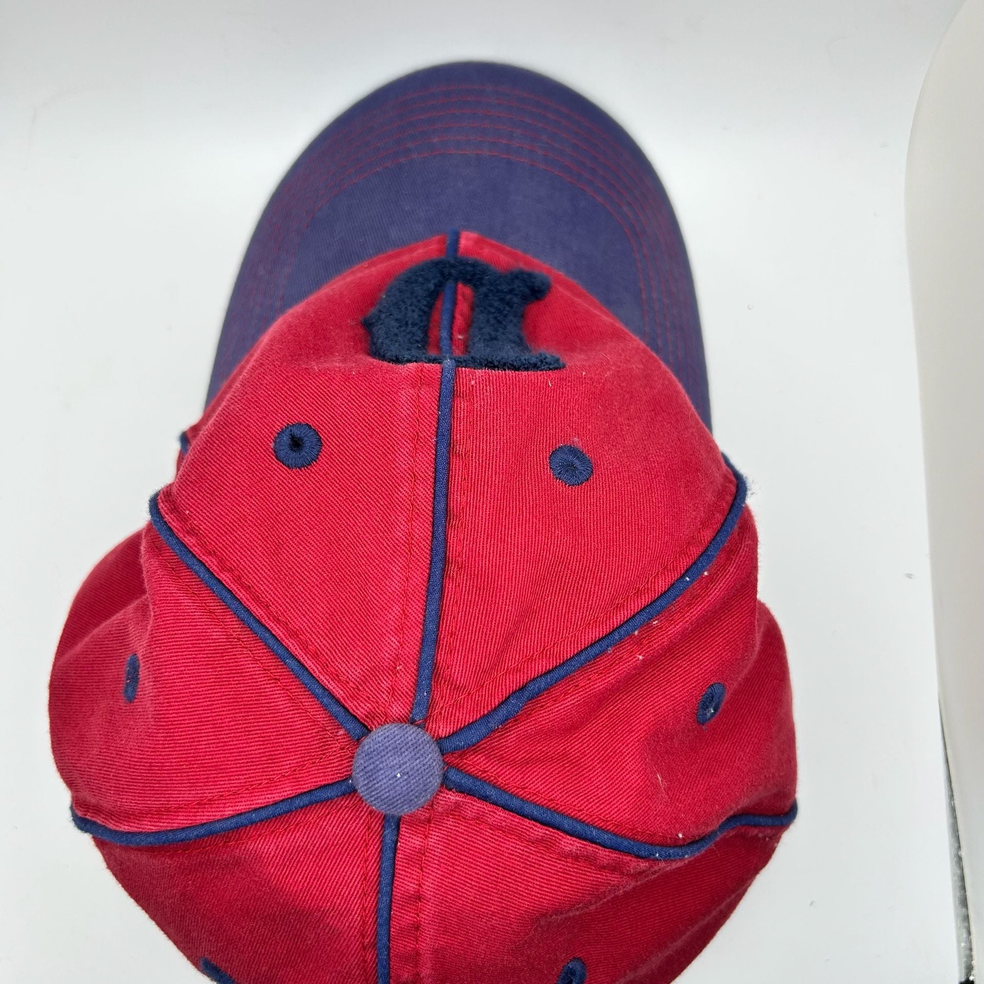 Disney Parks Donald Duck Red and Blue Vintage Style Strapback Baseball Hat 5