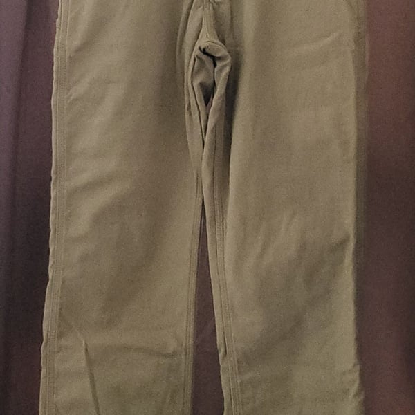 Carhartt Men's Relaxed Fit Fleece Lined Canvas Utility Work Pants Khaki 30x32