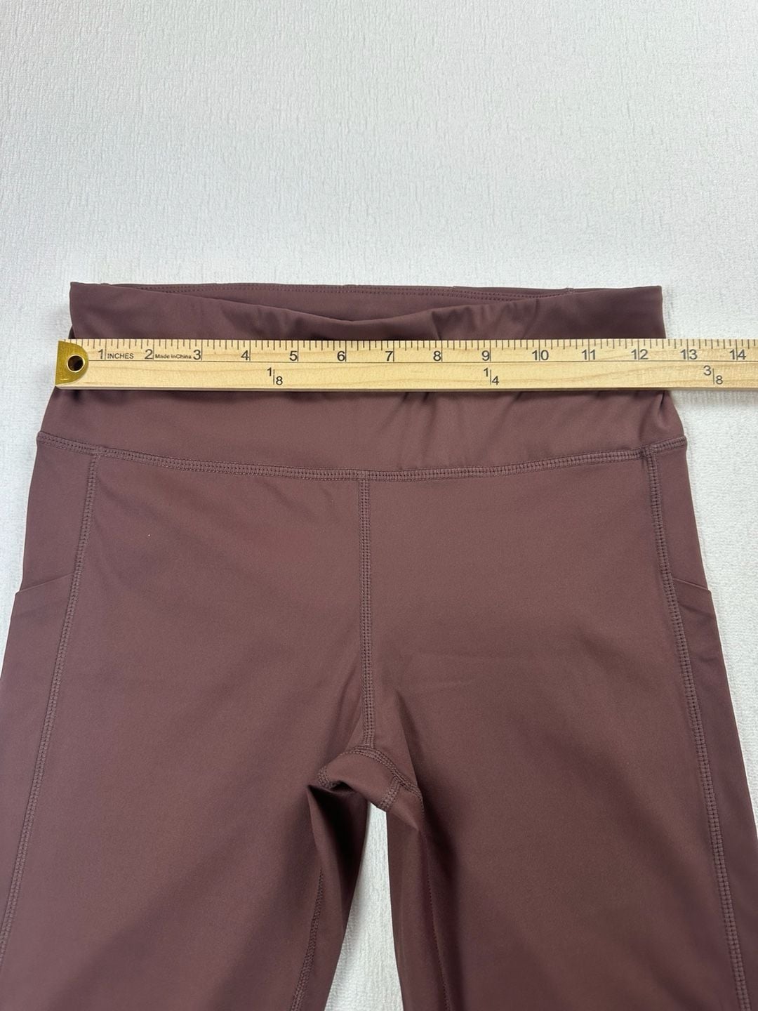 Vuori Stride 7/8 High Rise Leggings Chestnut Brown Athletic comfort Size 8 7