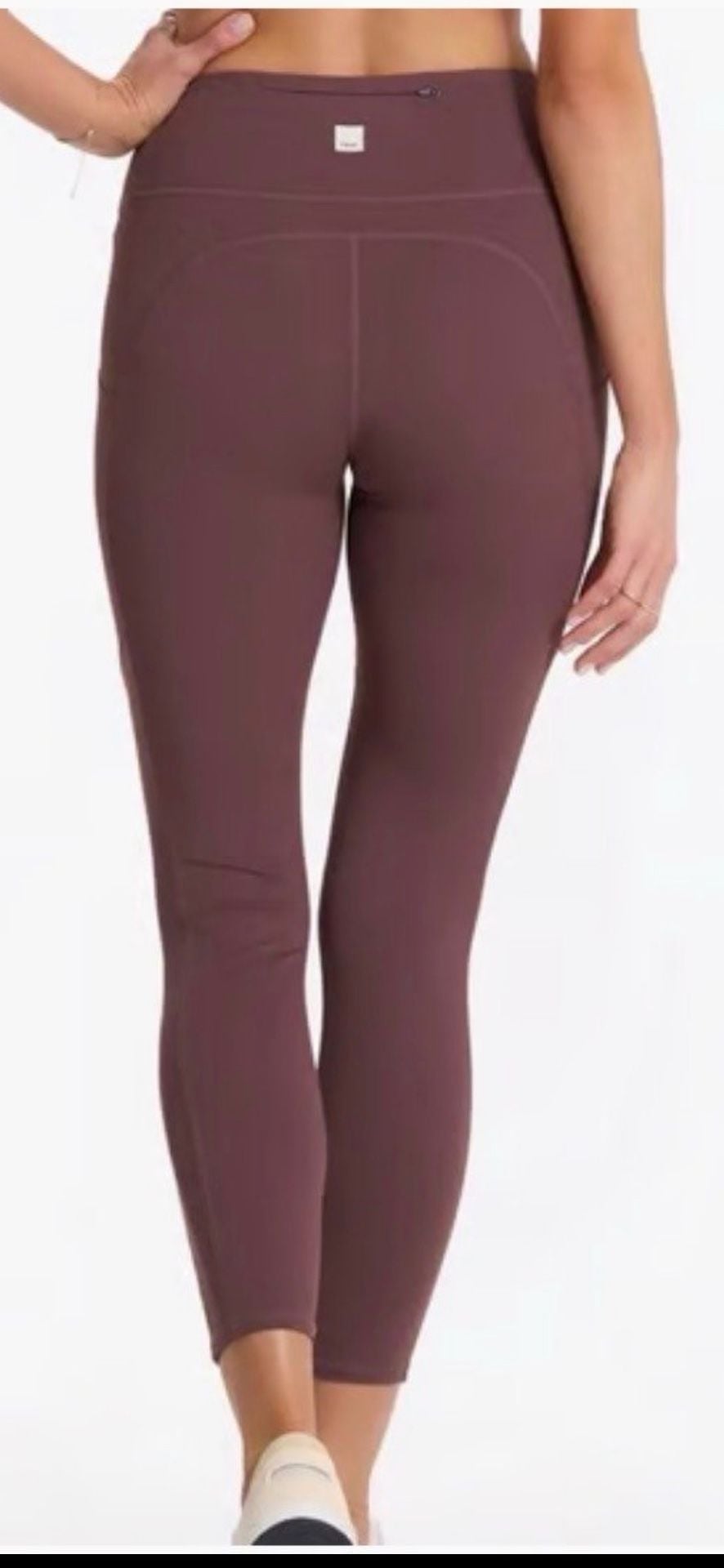 Vuori Stride 7/8 High Rise Leggings Chestnut Brown Athletic comfort Size 8 5