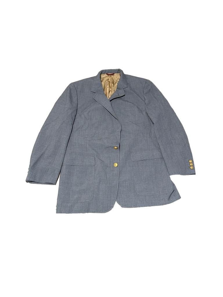Vintage Hart Schaffner & Marx International Cup Blazer Gray Blue Sport Coat Jacket 1