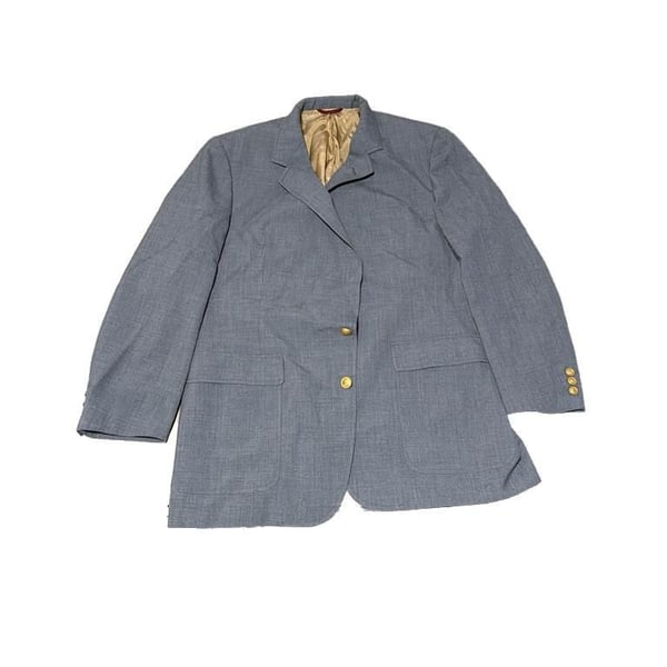 Vintage Hart Schaffner & Marx International Cup Blazer Gray Blue Sport Coat Jacket