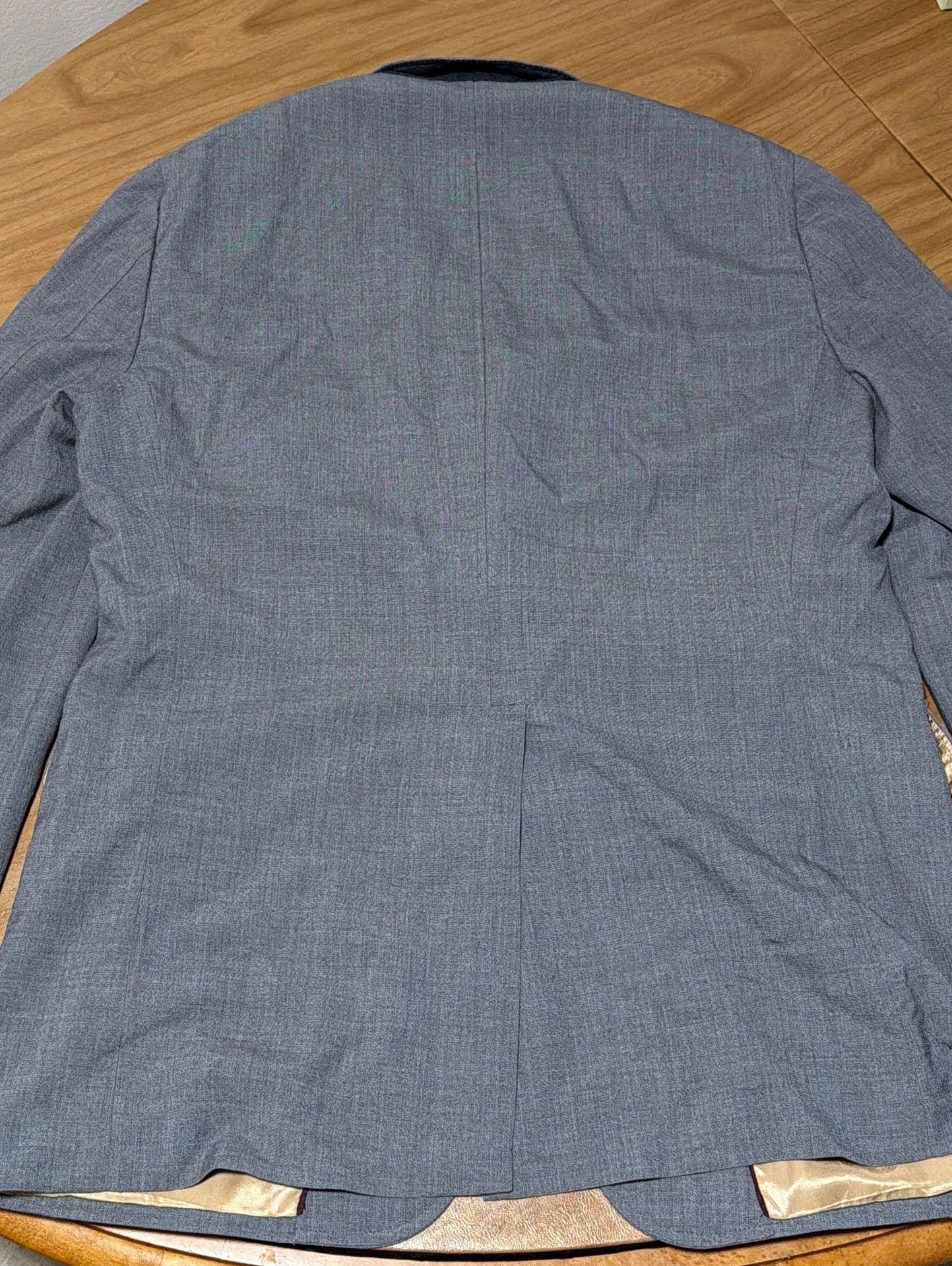 Vintage Hart Schaffner & Marx International Cup Blazer Gray Blue Sport Coat Jacket 2