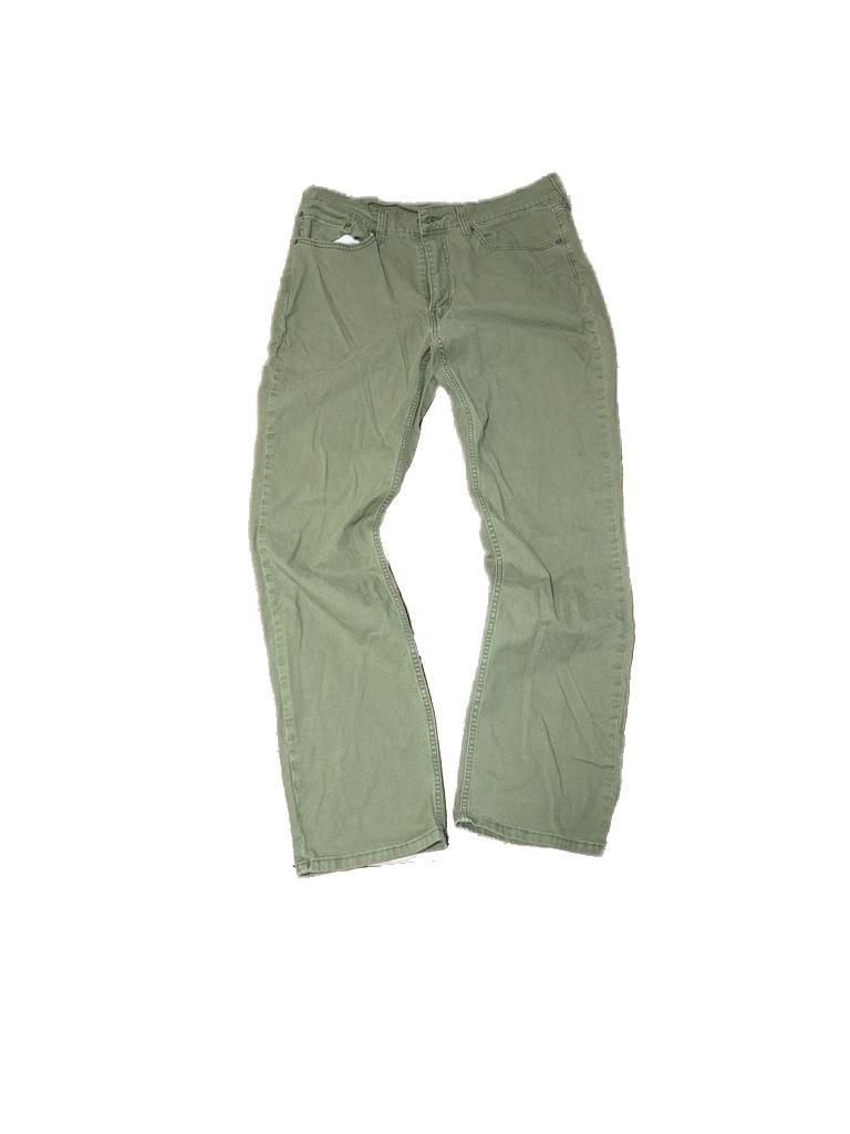 Levi's 514 Straight Fit Jeans in Olive Green W36 L34 2
