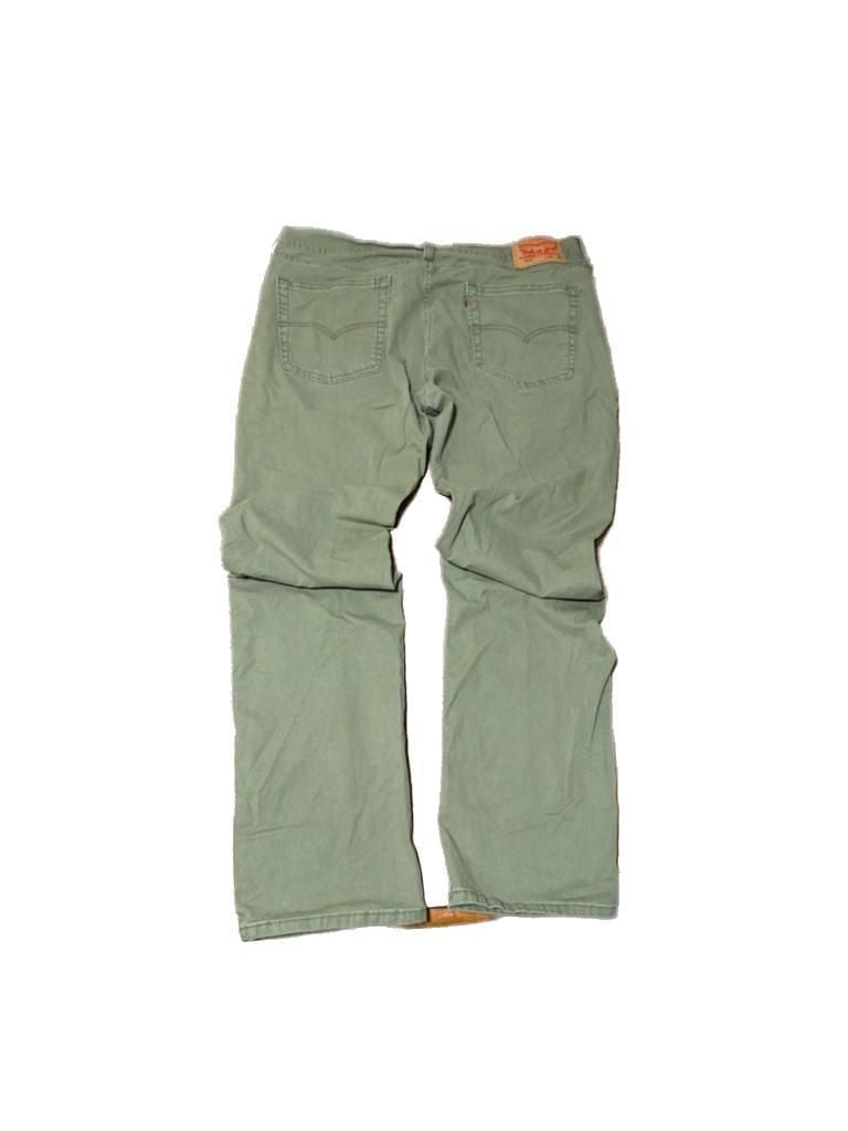 Levi's 514 Straight Fit Jeans in Olive Green W36 L34 4