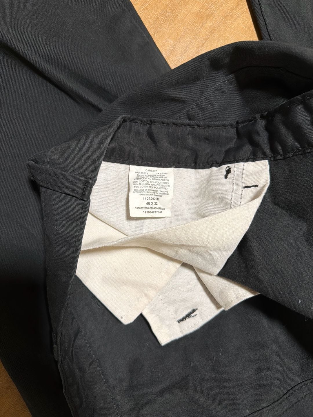 Wrangler Workwear Men's Relaxed Fit Cargo Pants Black 40x32 5