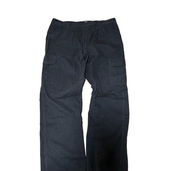Wrangler Workwear Men's Relaxed Fit Cargo Pants Black 40x32