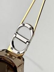 Dior 30Montaigne B6I Cat-Eye Sunglasses with CD Logo Gold Tone Temples 6