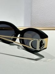 Dior 30Montaigne B6I Cat-Eye Sunglasses with CD Logo Gold Tone Temples 18