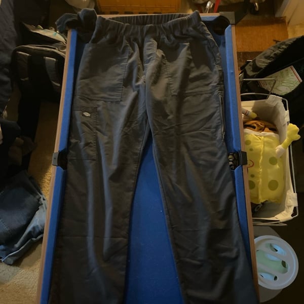 Dickies Scrubs Men's Mid Rise Straight Leg Pants DK220 PWT Pewter Free Ship