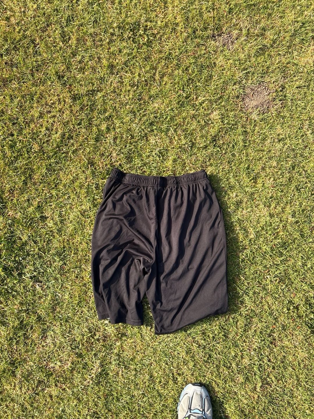 Puma Men's Black Athletic Mesh Shorts with Logo Side Tape Size Large 2