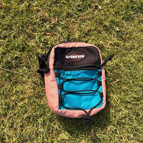 Vans Street Ready Sport Crossbody Shoulder Bag Powder Pink Blue