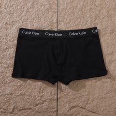 Calvin Klein Men's Cotton Stretch Low Rise Trunks 3-Pack - Multi Color (Black, Blue, Navy) 1