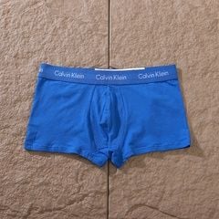 Calvin Klein Men's Cotton Stretch Low Rise Trunks 3-Pack - Multi Color (Black, Blue, Navy) 3